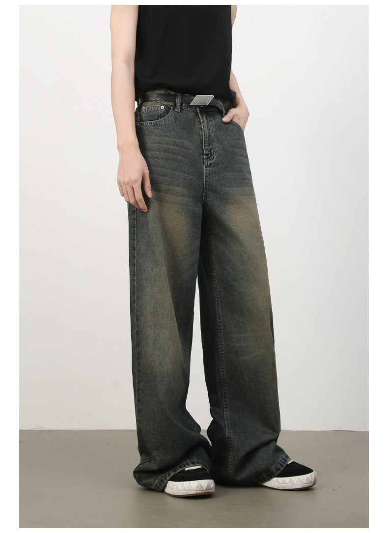 Mens Acid Washed 84.4%cotton 6%polyester 9.6%regenerated cellulose fiber jeans NB-H059X09