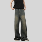 Mens Acid Washed 84.4%cotton 6%polyester 9.6%regenerated cellulose fiber jeans NB-H059X09