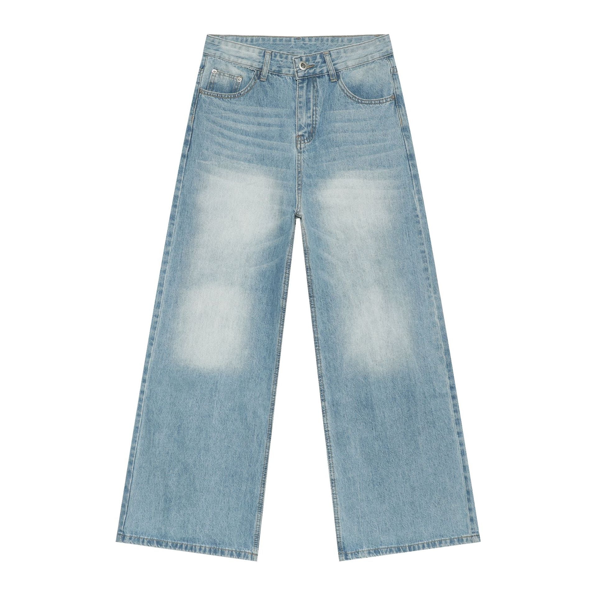 Mens Acid Washed 84.4%cotton 6%polyester 9.6%regenerated cellulose fiber jeans NB-H059X09