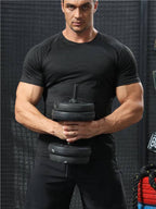 Mens Sports Training 92% polyester 8% spandex T Shirt NKS-324301 print logo 13