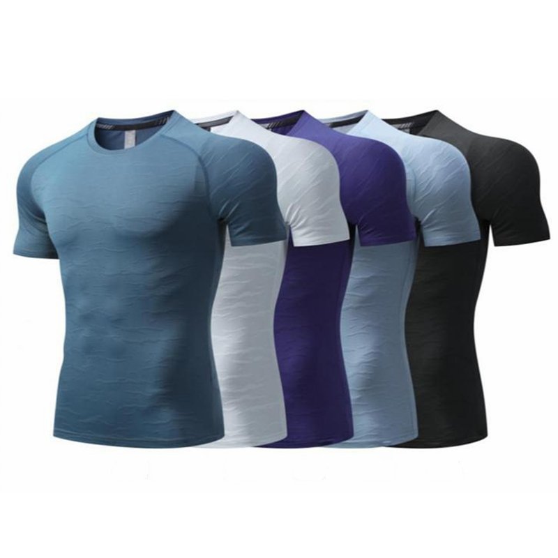 Mens Sports Training 92% polyester 8% spandex T Shirt NKS-324301 print logo 2