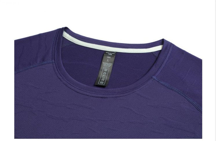 Mens Sports Training 92% polyester 8% spandex T Shirt NKS-324301 print logo 22