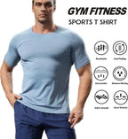 Mens Sports Training 92% polyester 8% spandex T Shirt NKS-324301 print logo 24