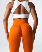 Womens Yoga Training Spandex / Nylon Leggings O-2828 print logo 13