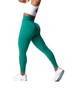 Womens Yoga Training Spandex / Nylon Leggings O-2828 print logo 2