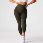 Womens Yoga Training Spandex / Nylon Leggings O-2828 print logo 23