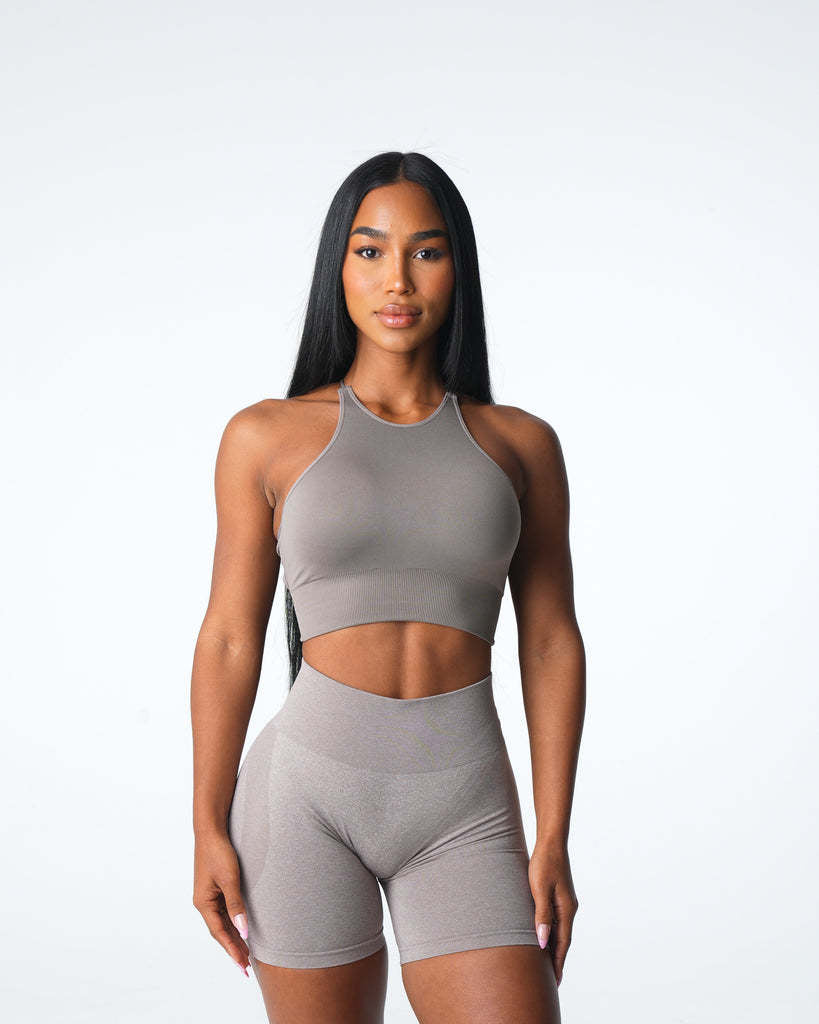 Womens Gym Training 92%Nylon 8%Spandex Sports Bra O-4306 print logo 24
