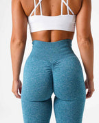 Womens Yoga Scrunch Butt Spandex / Nylon Leggings O-5423 print logo 13