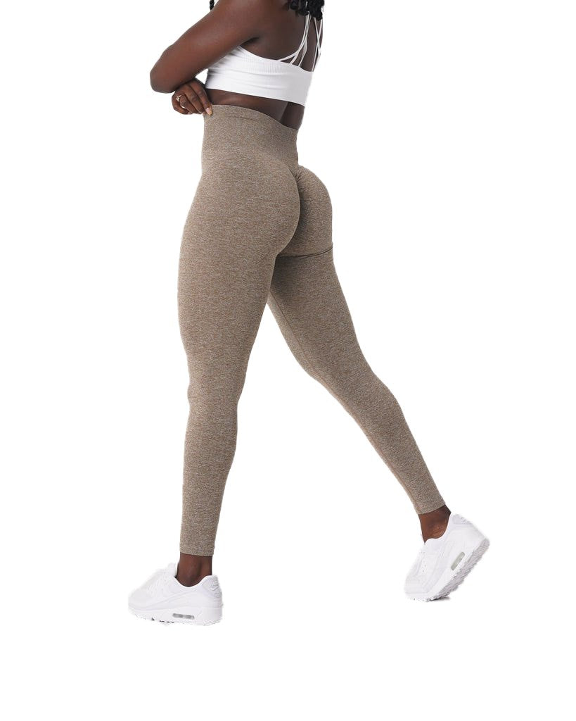 Womens Yoga Scrunch Butt Spandex / Nylon Leggings O-5423 print logo 2