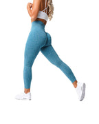 Womens Yoga Scrunch Butt Spandex / Nylon Leggings O-5423 print logo 3