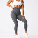 Womens Yoga Scrunch Butt Spandex / Nylon Leggings O-5423 print logo 23