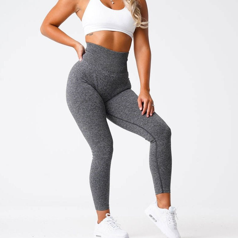 Womens Yoga Scrunch Butt Spandex / Nylon Leggings O-5423 print logo 23