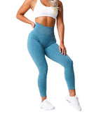 Womens Yoga Scrunch Butt Spandex / Nylon Leggings O-5423 print logo 4
