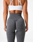 Womens Yoga Scrunch Butt Spandex / Nylon Leggings O-5423 print logo 8