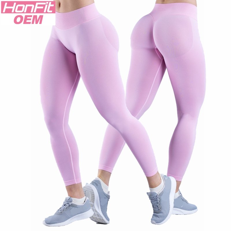 Womens Yoga Sportswear Spandex / Nylon Leggings O-5496 print logo 17