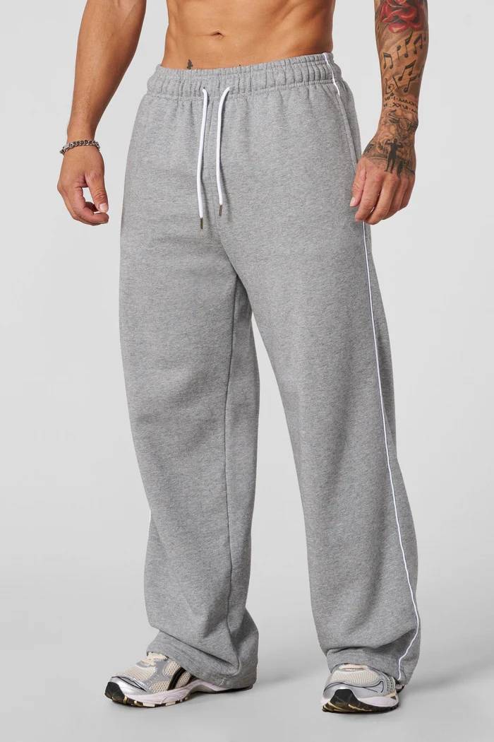 Mens Casual Sportswear 85%Cotton 15%Polyester Pants OEM-YG2008 print logo 1