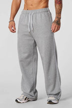 Mens Casual Sportswear 85%Cotton 15%Polyester Pants OEM-YG2008 print logo 1