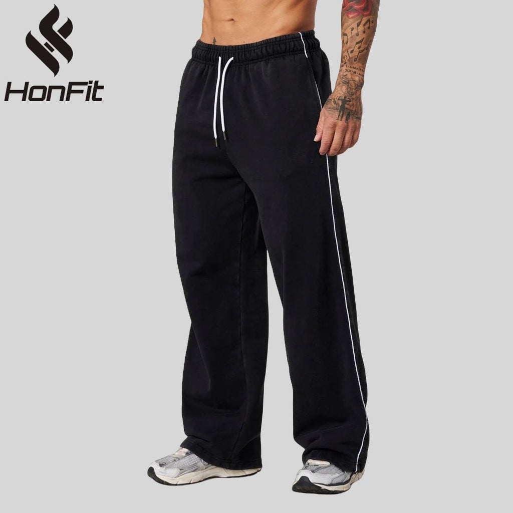 Mens Casual Sportswear 85%Cotton 15%Polyester Pants OEM-YG2008 print logo 6