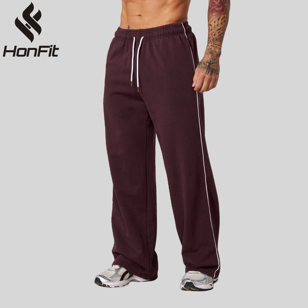 Mens Casual Sportswear 85%Cotton 15%Polyester Pants OEM-YG2008 print logo 11