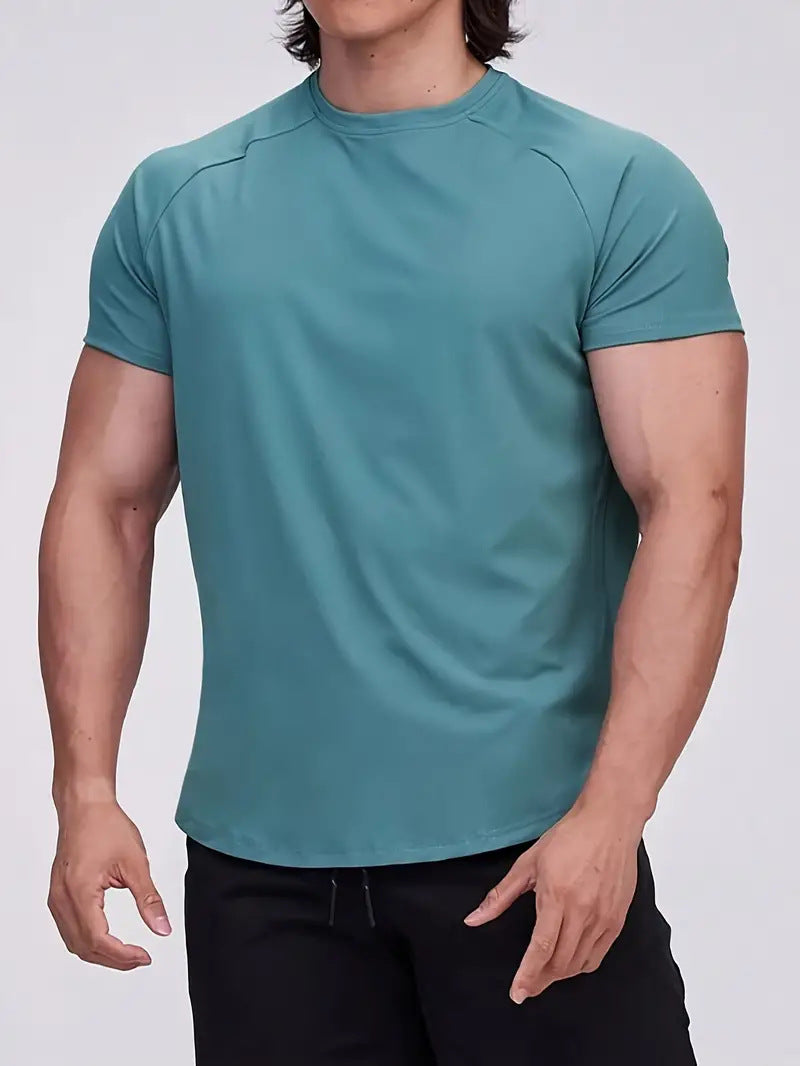 Mens Gym 100%Polyester tshirt OMT102
