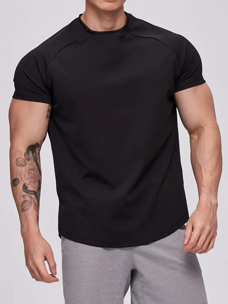 Mens Gym 100%Polyester tshirt OMT102