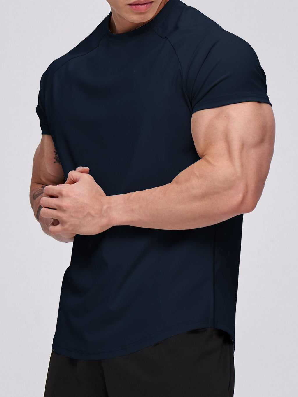 Mens Gym 100%Polyester tshirt OMT102