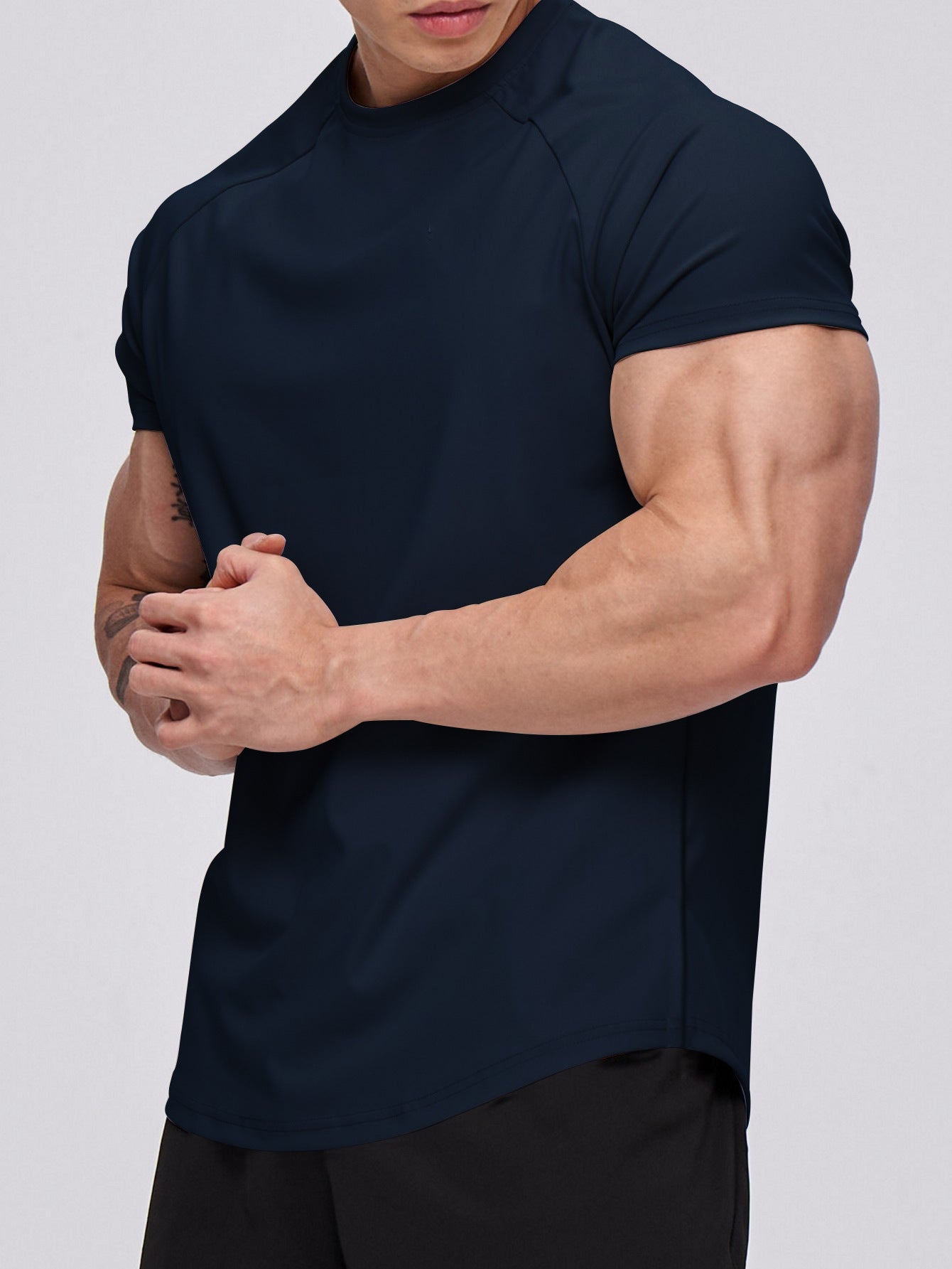 Mens Gym 100%Polyester tshirt OMT102