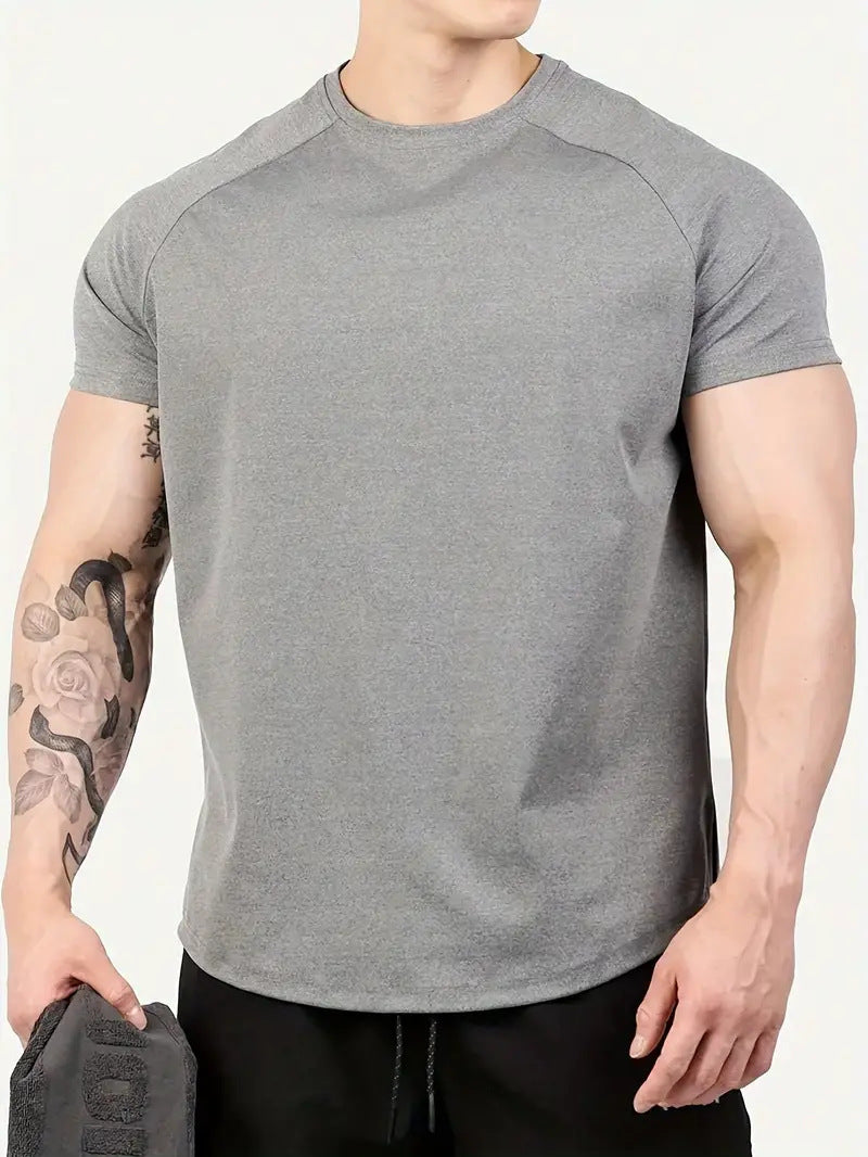 Mens Gym 100%Polyester tshirt OMT102