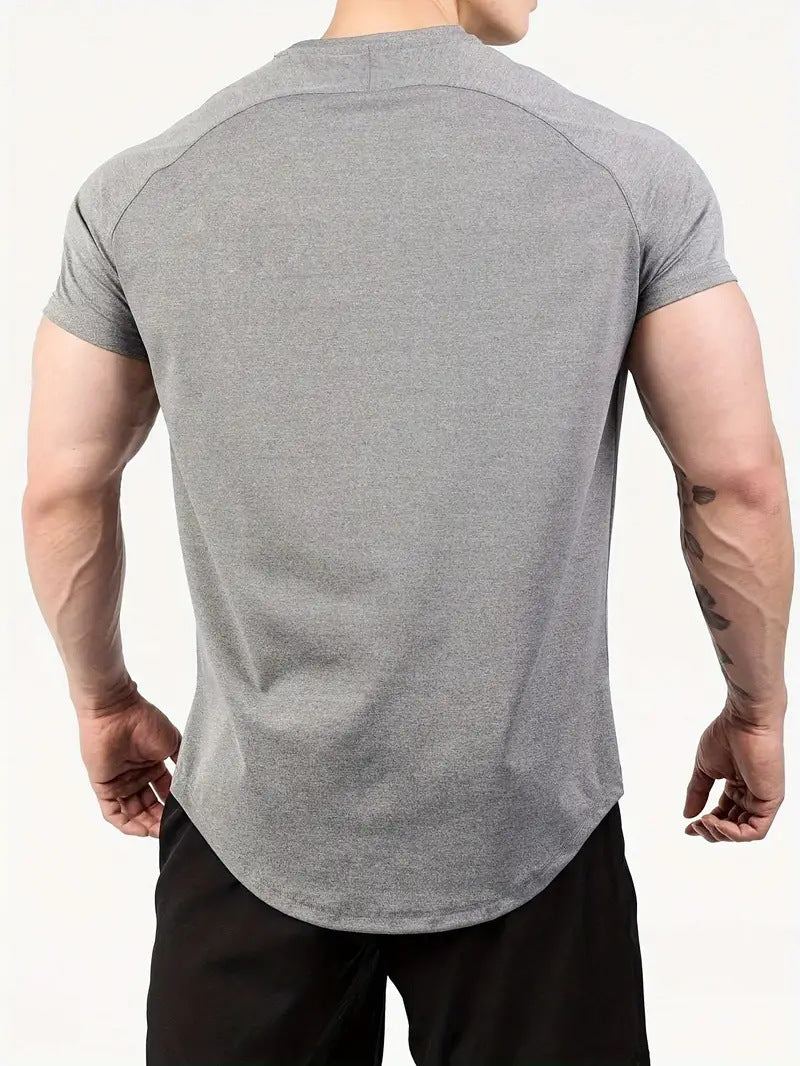 Mens Gym 100%Polyester tshirt OMT102