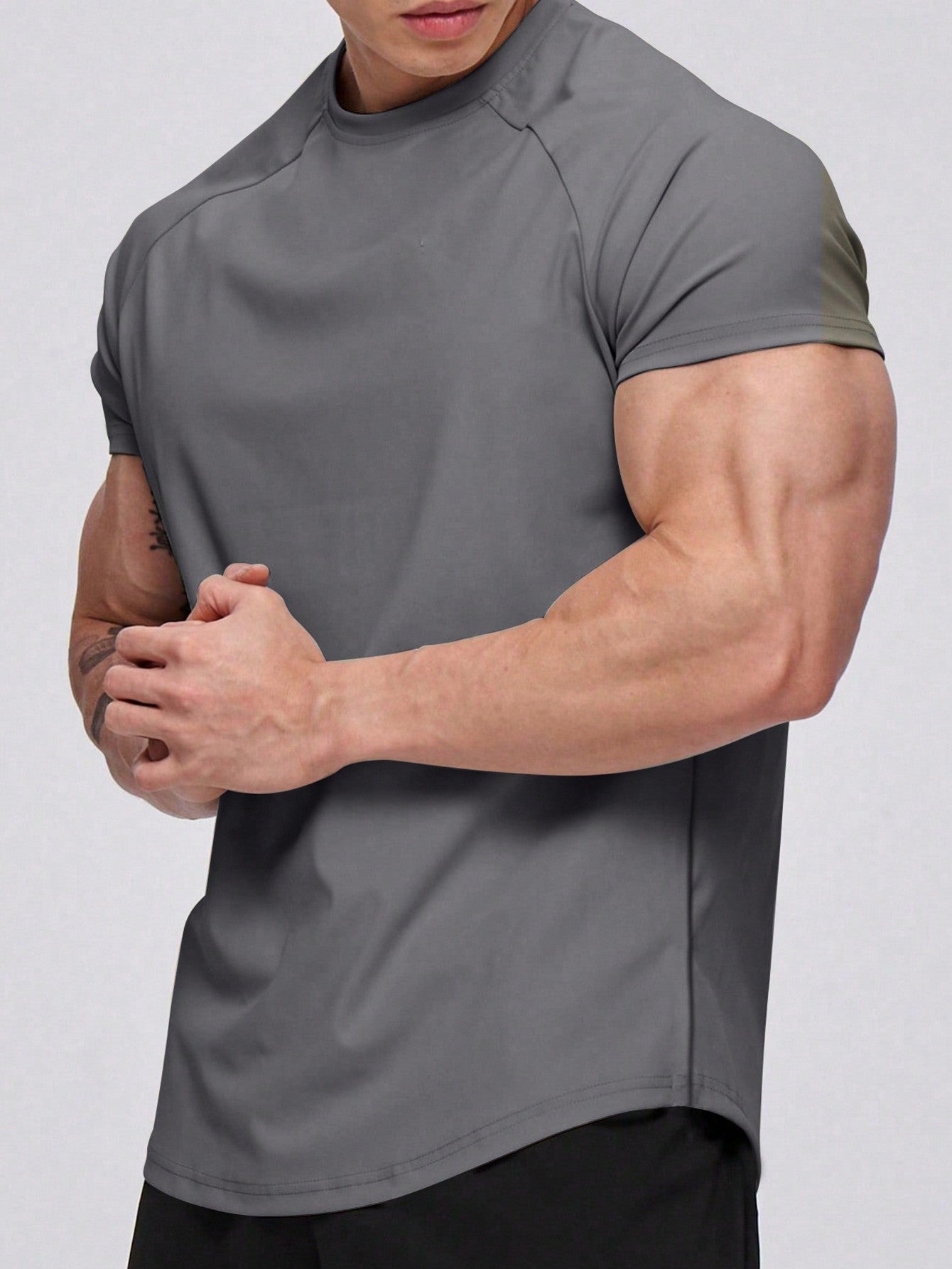 Mens Gym 100%Polyester tshirt OMT102