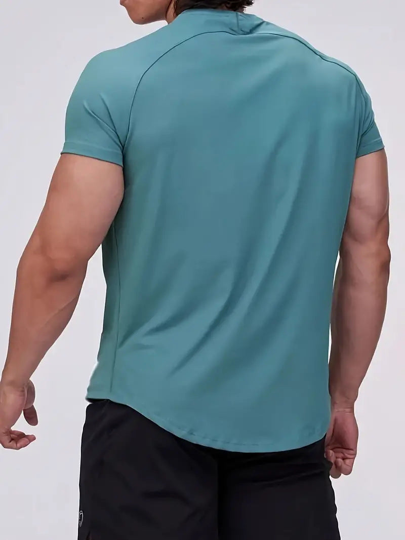 Mens Gym 100%Polyester tshirt OMT102