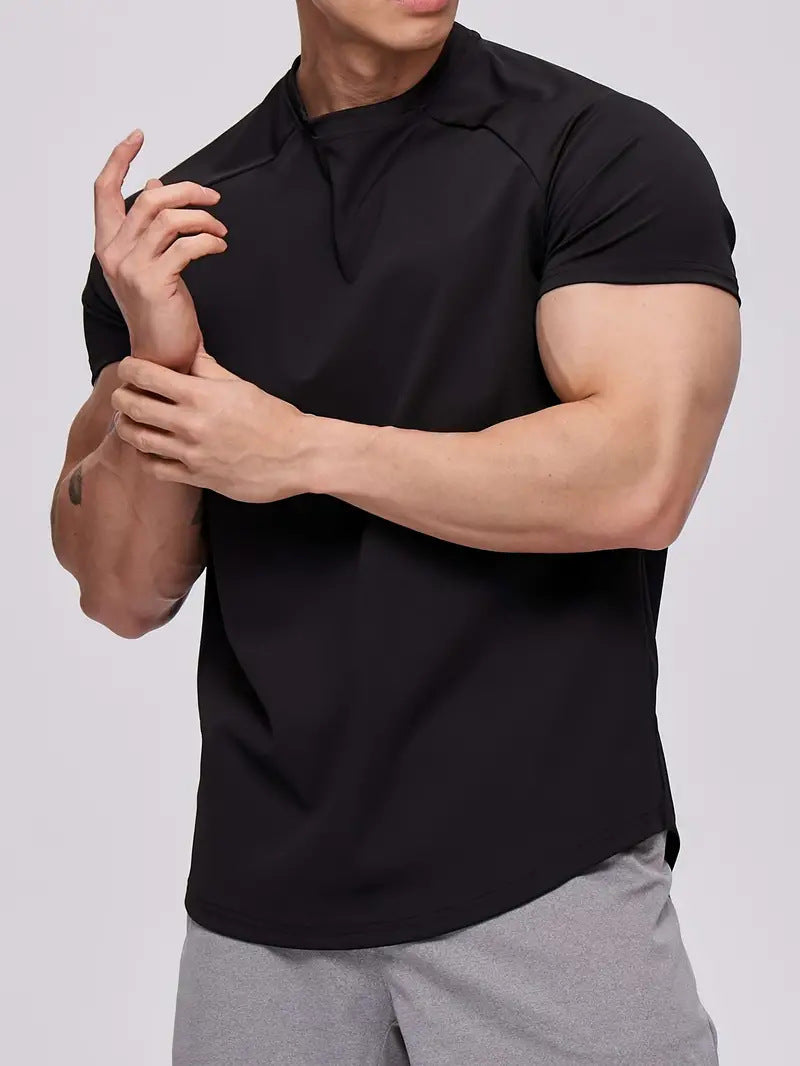Mens Gym 100%Polyester tshirt OMT102