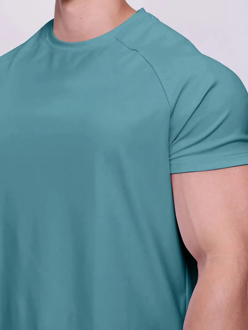Mens Gym 100%Polyester tshirt OMT102