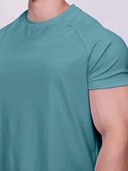 Mens Gym 100%Polyester tshirt OMT102
