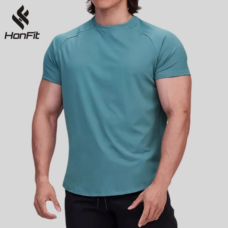 Mens Gym 100%Polyester tshirt OMT102