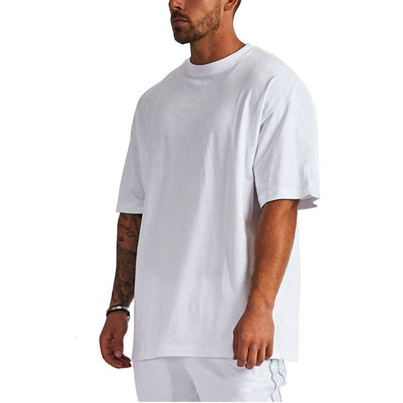 Mens Casual Streetwear 100% cotton Oversize Tshirt OT280 print logo 17
