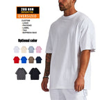 Mens Casual Streetwear 100% cotton Oversize Tshirt OT280 print logo 9