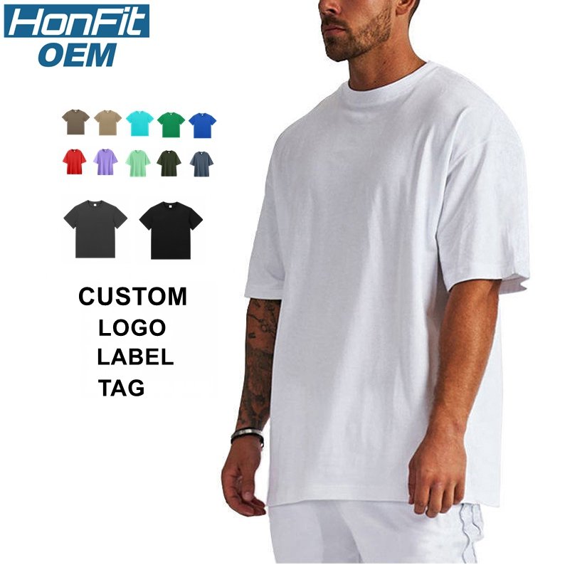 Mens Casual Streetwear 100% cotton Oversize Tshirt OT280 print logo 46