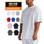 Mens Casual Streetwear 100% cotton Oversize Tshirt OT280 print logo 15