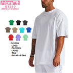 Mens Casual Streetwear 100% cotton Oversize Tshirt OT280 print logo 48