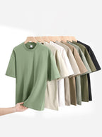 Mens Streetwear Heavyweight 100% cotton Oversize Tshirt OT330 print logo 33