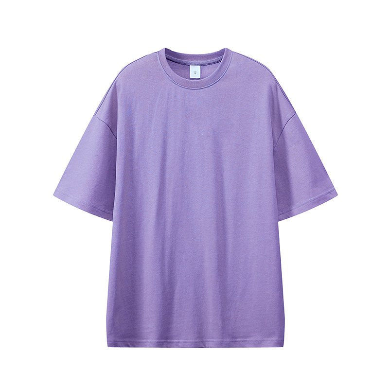 Mens Streetwear Heavyweight 100% cotton Oversize Tshirt OT330 - Taro Purple 2XS | Honfit