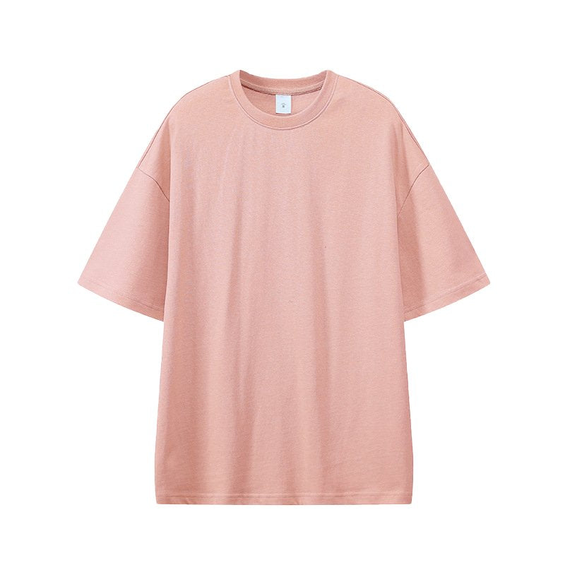 Mens Streetwear Heavyweight 100% cotton Oversize Tshirt OT330 print logo 2