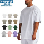 Mens Streetwear Heavyweight 100% cotton Oversize Tshirt OT330 print logo 42