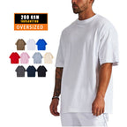 Mens Streetwear Heavyweight 100% cotton Oversize Tshirt OT330 print logo 18