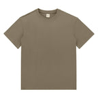 Mens Streetwear Heavyweight 100% cotton Oversize Tshirt OT330 - Vintage Brown 2XS | Honfit