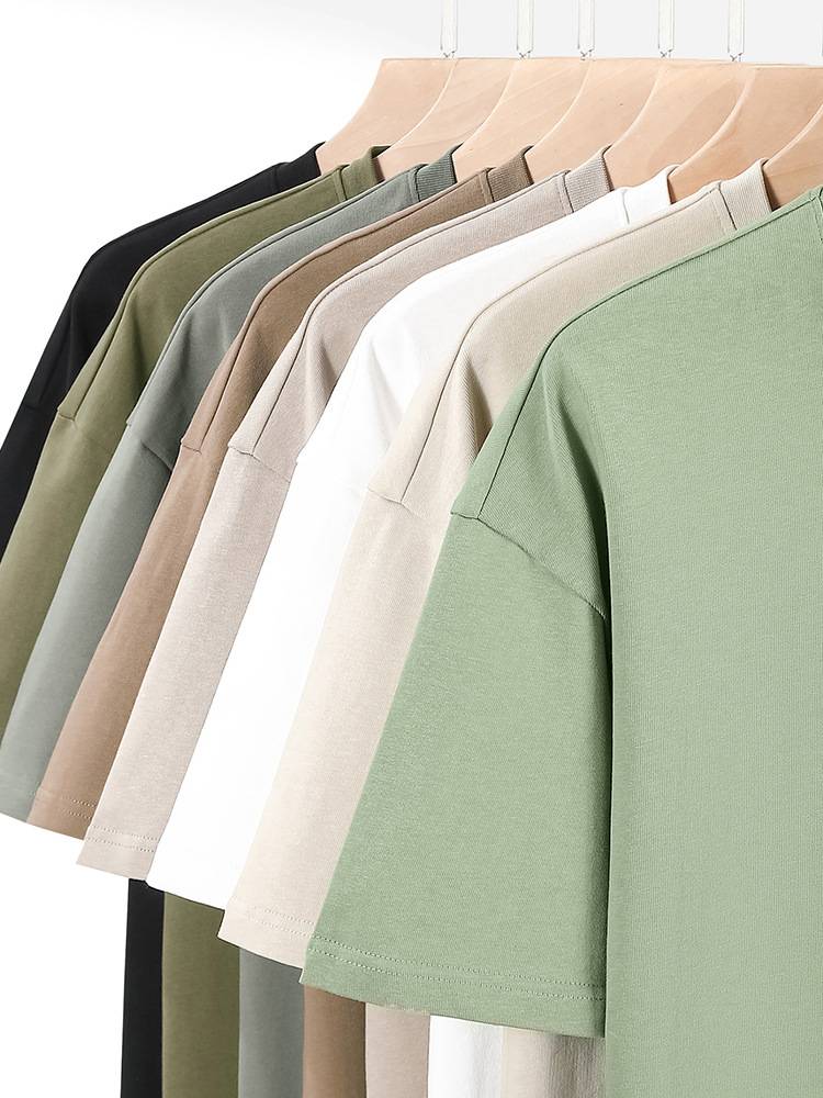 Mens Streetwear Heavyweight 100% cotton Oversize Tshirt OT330 print logo 31