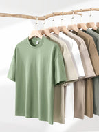 Mens Streetwear Heavyweight 100% cotton Oversize Tshirt OT330 print logo 32
