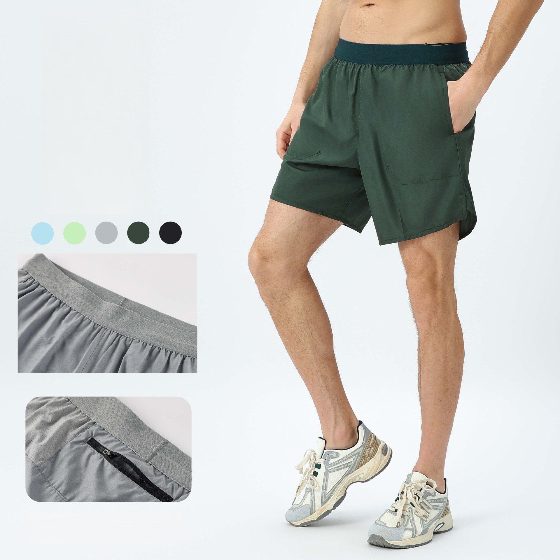 Mens Running 100%Polyester Shorts P-5902
