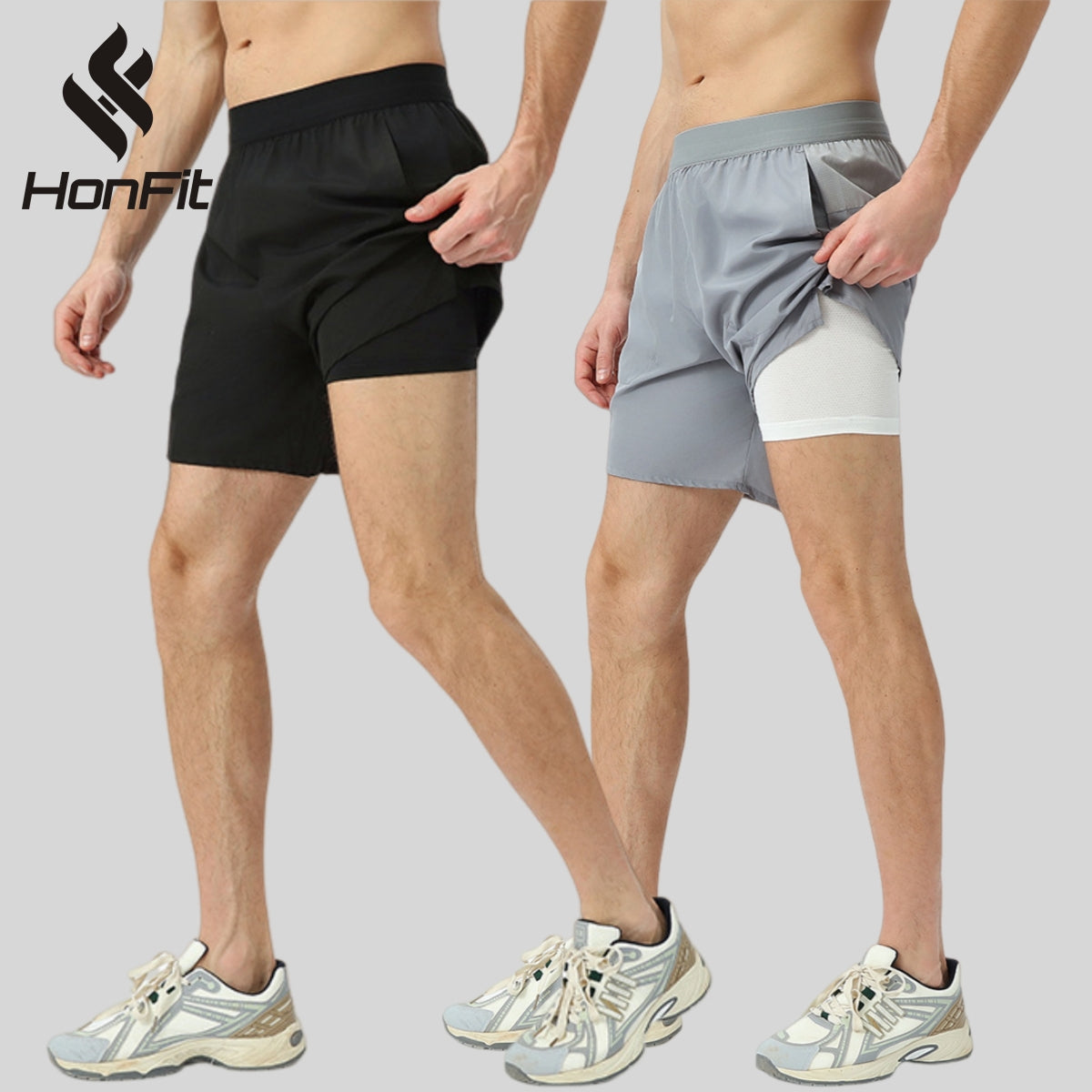Mens Running 100%Polyester Shorts P-5902